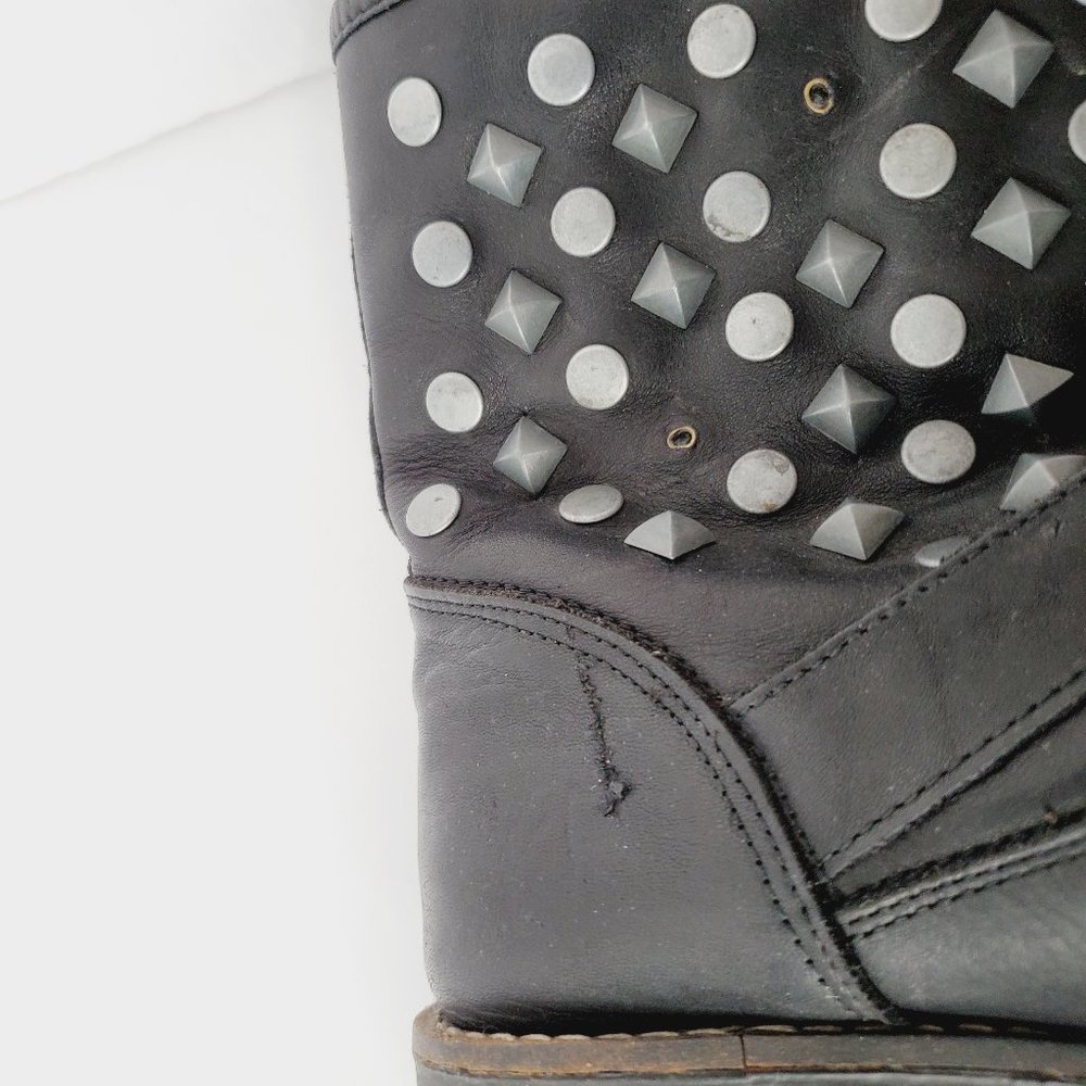 BULLBOXER Edgy Genuine Leather Moto Boots - Picture 3 of 7